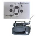 Macaneta Externa Gm Astra Zafira C/furo P/chave 2001 2012 Preto Dianteira