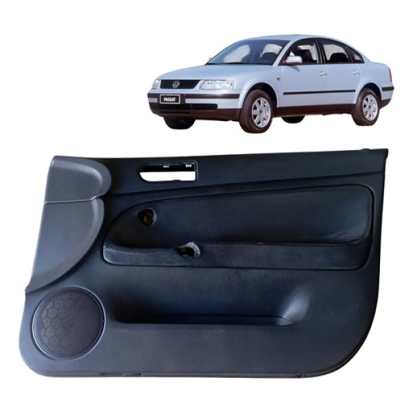 Forro De Porta Dianteiro Direito Volks Passat 1998 1999 P5 Preto