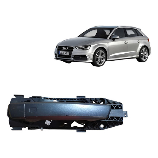 Maçaneta Externa Traseira Direita Audi A3 2014a2020 Cinza-escuro Traseira