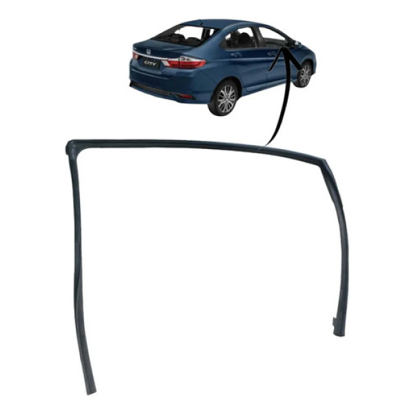 Borracha Vidro Porta Dianteira Direita Honda City 1.5 2015