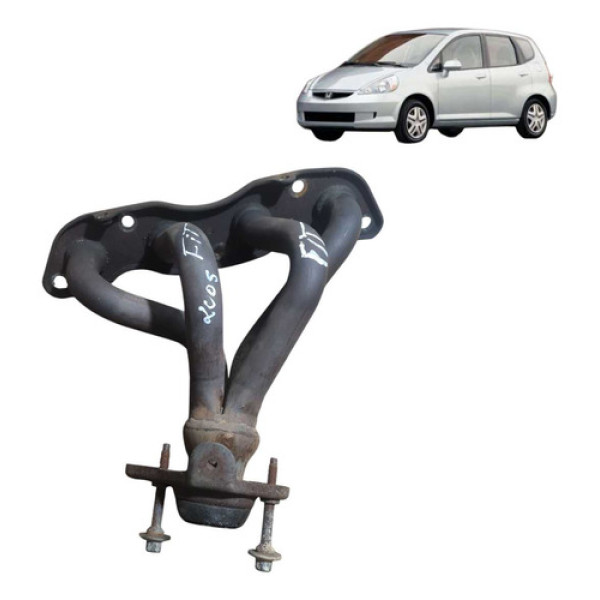 Coletor De Escapamento Honda Fit 1.4 2003a2008