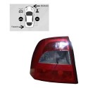 Lanterna Traseira Esquerda Vectra 2.2 16v 2000 A 2005 Esquerdo/motorista Vermelha