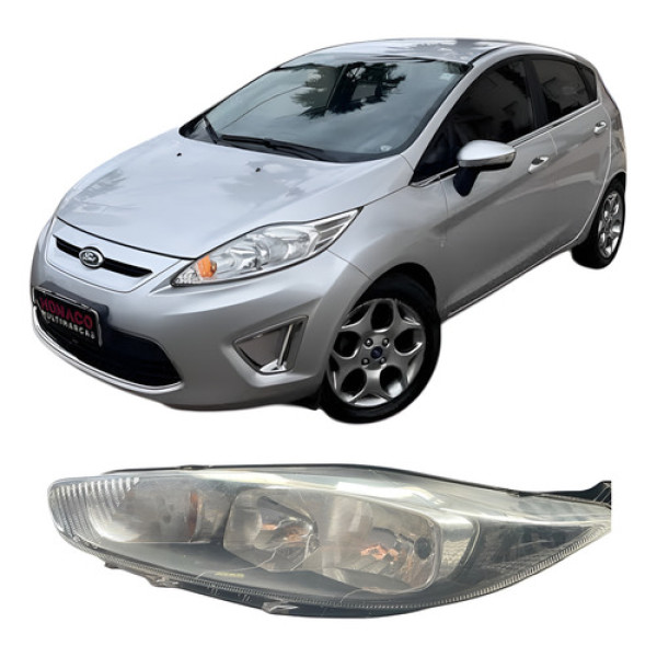 Farol Dianteiro Lado Esquerdo Ford Fiesta P11 Esquerdo/motorista