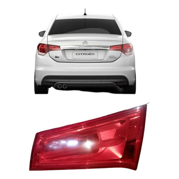 Lanterna Tampa Traseira Direita Citroen C4 Lounge 2015 Direito/passageiro