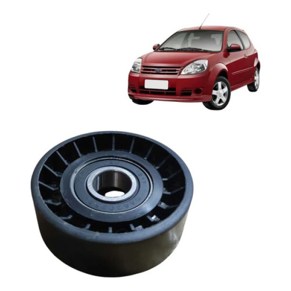 Polia Tensora Correia Do Alternador Ford Ka 2008 A 2013 Preto