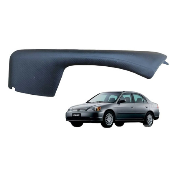 Moldura Apoio Braco Direito Honda Civic 2001 A 2005 Preto