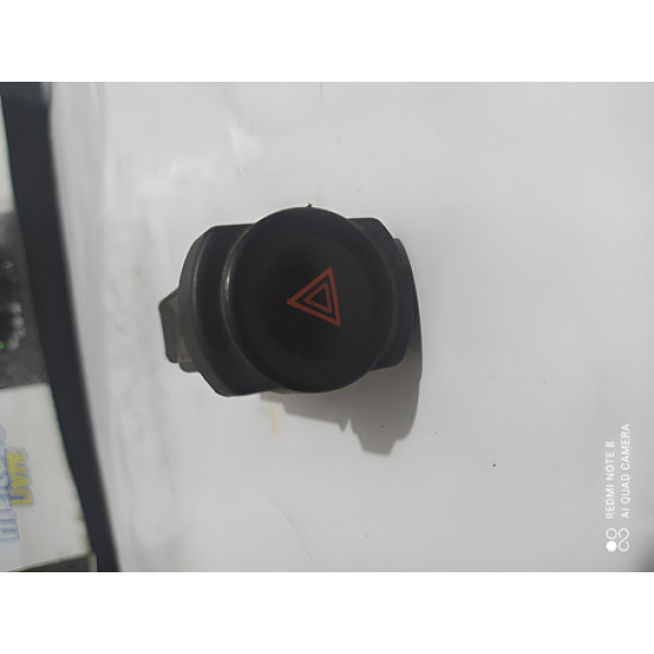 Comando Botão Pisca Alerta Renault Sandero Logan Cx243 Preto