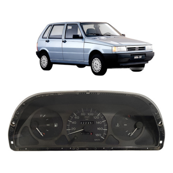 Painel Instrumentos Fiat Uno 1998/2000 Cx484 Preto
