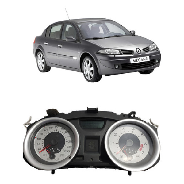 Painel Instrumento Renault Megane 2006/2012 Cx472 Preto
