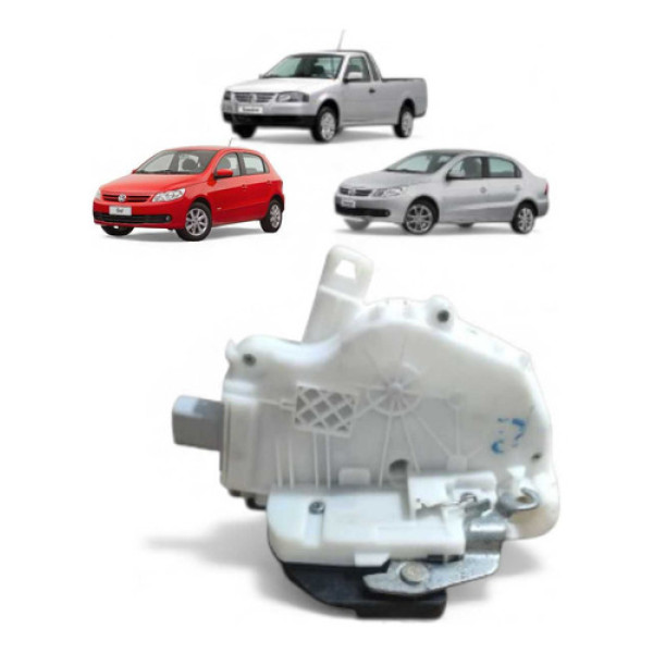 Fechadura Porta Diant Esq Vw Gol Saveiro Voyage 2008 A 2015