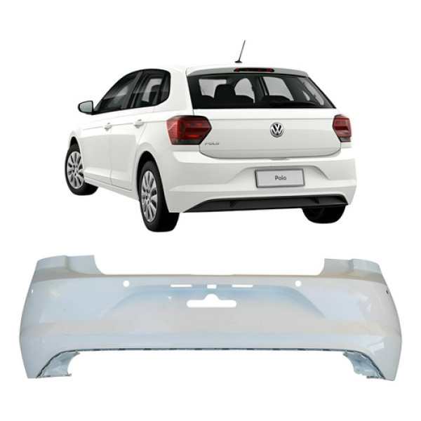 Parachoque Traseiro Volkswagen Polo 2018 A 2022 P1