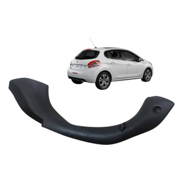 Acabamento Tampa Traseira Esquerda Peugeot 208 2014 A 2019 Preto