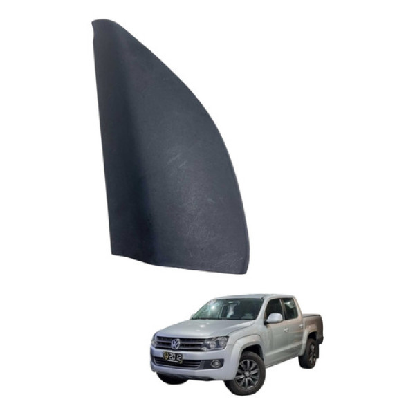 Moldura Retrovisor Lado Esquerdo Amarok 2011/2013 Cx538 Preto