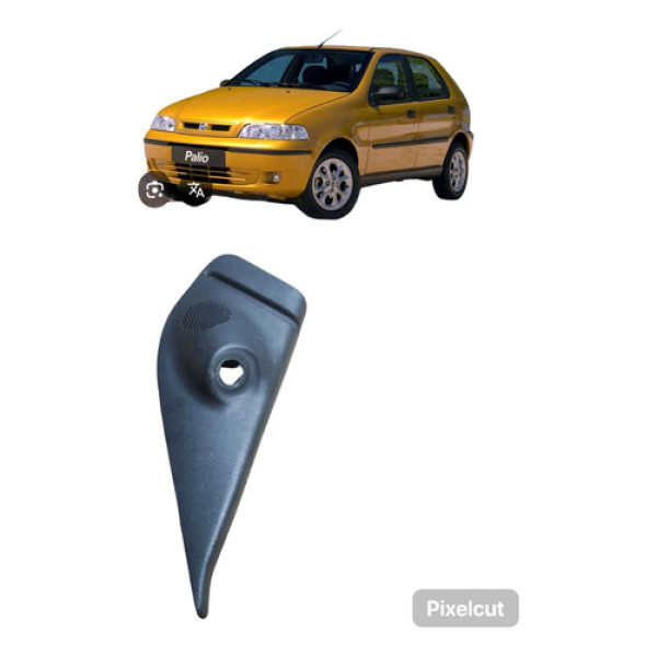 Moldura Interna Retrovisor Fiat Palio Esquerdo 2002 A  2008 Preto