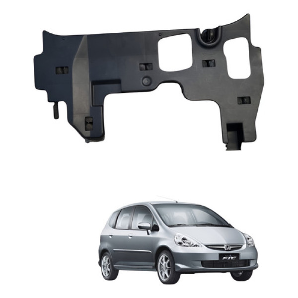 Acabamento Painel Inferior Honda Fit 2004/2008 Cx521 Preto