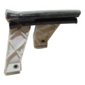 Guia Vidro Dianteiro Esque Peugeot 308 408 2011 A 2014 Cx101 Branco Preto