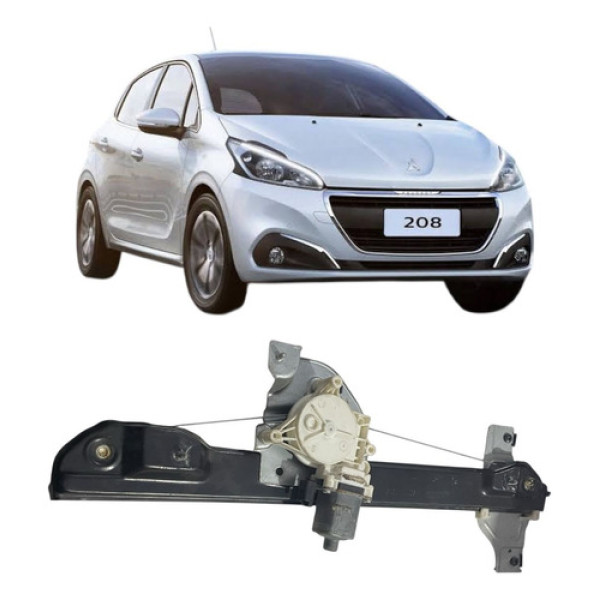 Maquina De Vidro Dianteira Direita Peugeot 208 2008 2018 P1
