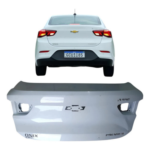 Tampa Traseira Gm Onix Premier Turbo 2021/2024 P1 Branco Branco