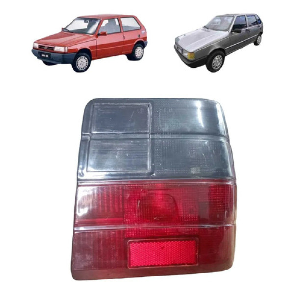 Lanterna Traseira Direita Fiat Uno 1997 A 2001 Vermelho