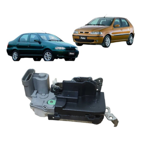 Fechadura Tras Esq 4 Pinos Fiat Palio Siena 2001 2012 Cx403