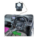 Botao Navegacao Painel Mercedes C280 2009 Cx299 Prata E Preto