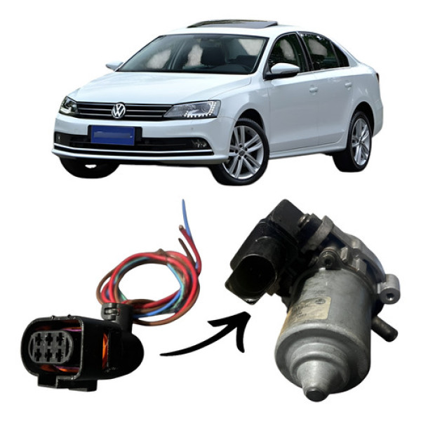 Conector Bomba De Vácuo Volkswagen Jetta 