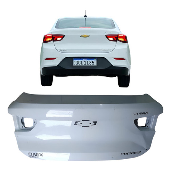 Tampa Traseira Gm Onix Premier Turbo 2021/2024 P1 Branco Branco
