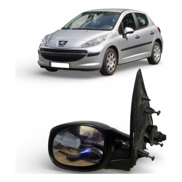Retrovisor Esquerdo Peugeot 206 207 Manual 2009/2010 A 2013