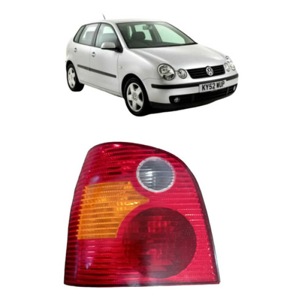 Lanterna Traseira Esquerda Polo 1.6 2000-2002 Esquerdo/motorista Vermelho