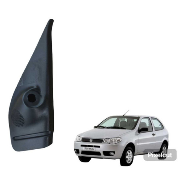 Moldura Interna Retrovisor Direito Fiat Palio 1996 A 2012 Preto