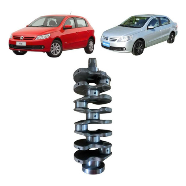 Virabrequim Eixo Saveiro G5 G6 G7 G8 1.6 8v Ea111