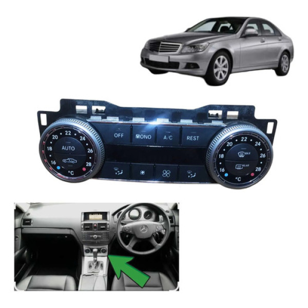 Painel Comando Ar Condicionado Mercedes C280 2009 Cx303