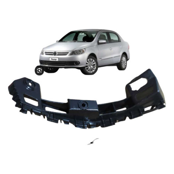 Guia Para-choque Traseiro Esquerdo Vw Voyage 2013 A 2016