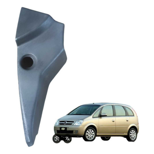 Moldura Interna Retrovisor Esquerdo Gm Meriva  2003 A 2012 Cinza-escuro