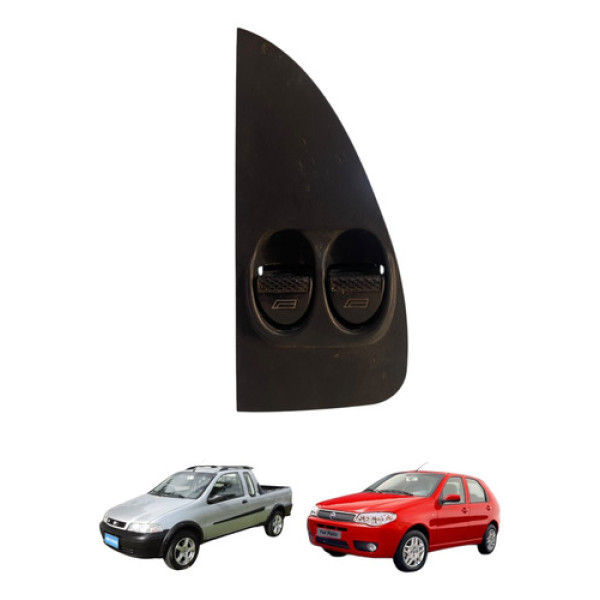 Botão Vidro Elétrico D.e Fiat Palio Strada 01/07 Cx527