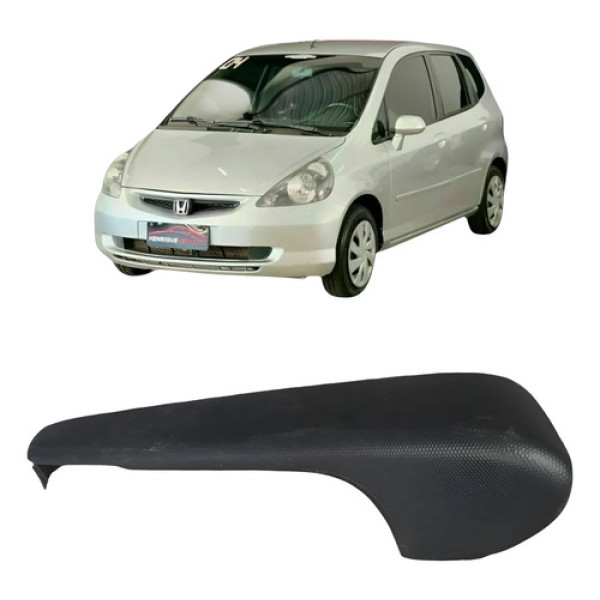 Acabamento Traseiro Lado Esquerdo Honda Fit 2003/08 Cx520 Preto