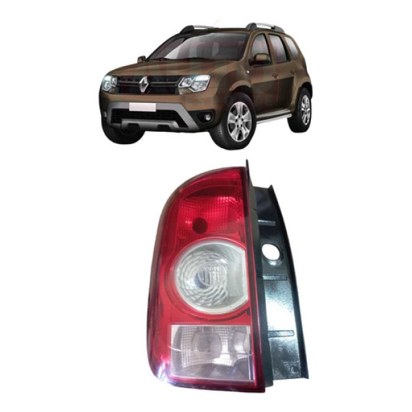 Lanterna Traseira Esquerdo Renault Duster 2.0 2014 Esquerdo/motorista Vermelho