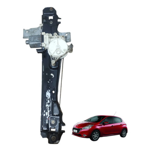 Maquina Vidro Eletrico Tras Direito Peugeot 208 2015 A 2020