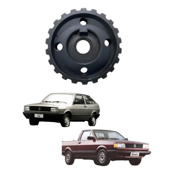 Engrenagem Virabrequim Vw Gol Saveiro Ap 1.6 1.8 85/95 Cx401