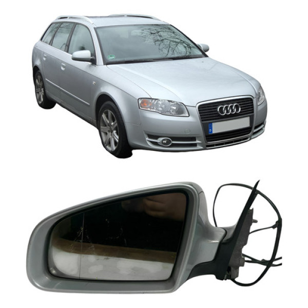 Retrovisor Lado Esquerdo Audi A4 Avant 2003/2008 Cx530