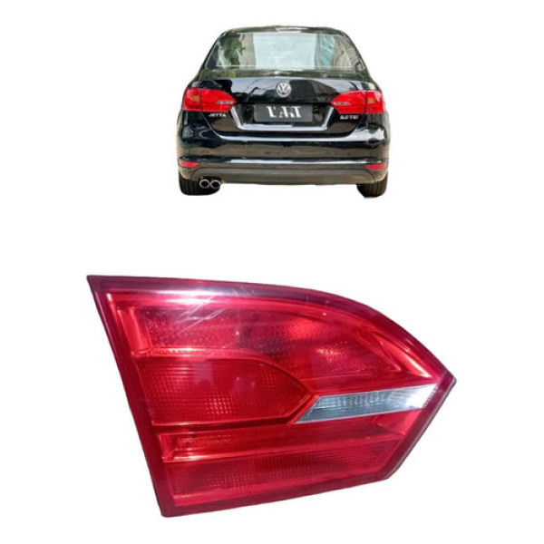 Lanterna Tampa Traseira Direita Jetta 2.0 2011 A 2014 Direito/passageiro Vermelho