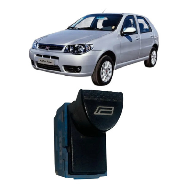 Botão Vidro Elétrico Palio L Esquerdo 2007 A 2016