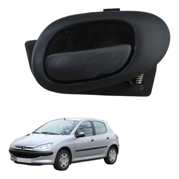 Maçaneta Interna Direita Peugeot 206 1998 A 2011