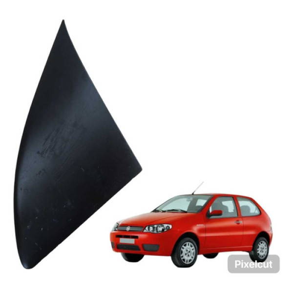 Moldura Externa Retrovisor Esquerdo Fiat Palio 2013 A 2016 Preto