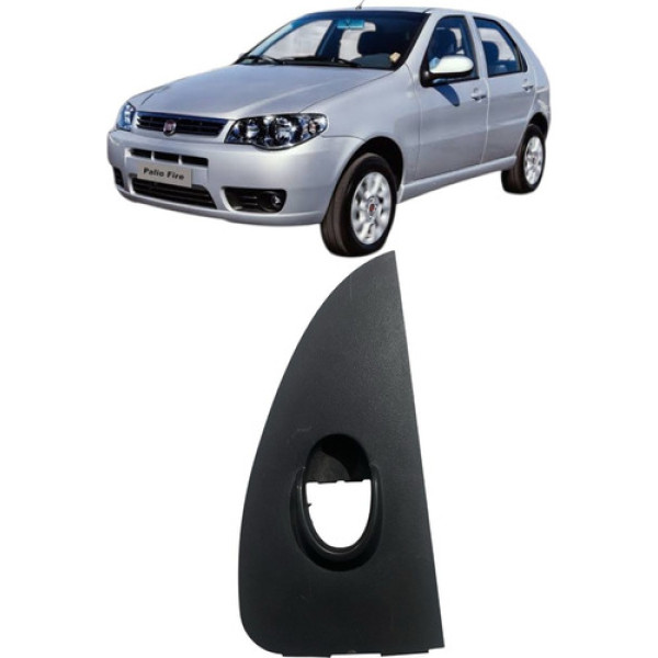 Moldura Vidro Elétrico Palio L Esquerdo 2007 A 2016 