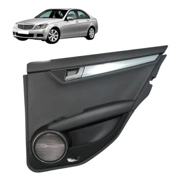 Forro Porta Traseira Direita Mercedes C200 2007a2010 Preto