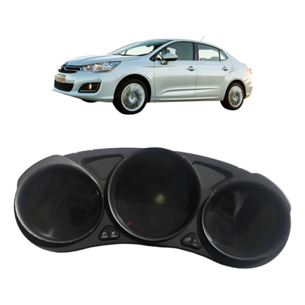 Painel Instrumento Citroen C4 Lounge 2.0 2016 Cx477 Preto