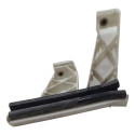Guia Vidro Dianteiro Esque Peugeot 308 408 2011 A 2014 Cx101 Branco Preto