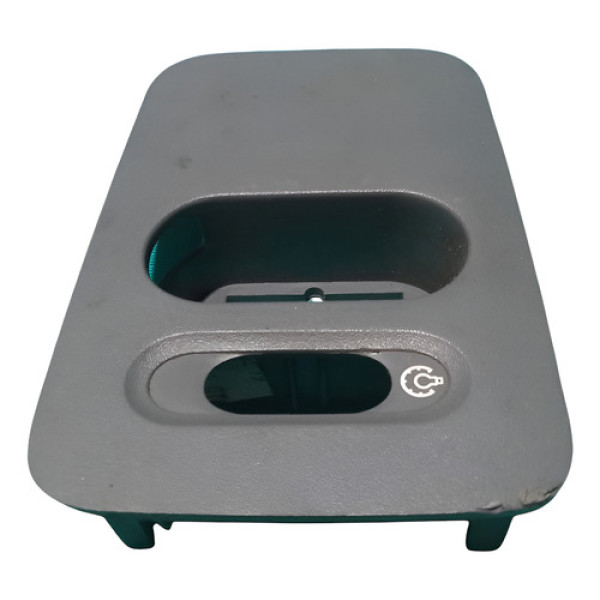 Moldura Botão Renault Clio 2002 Cx122 Cinza