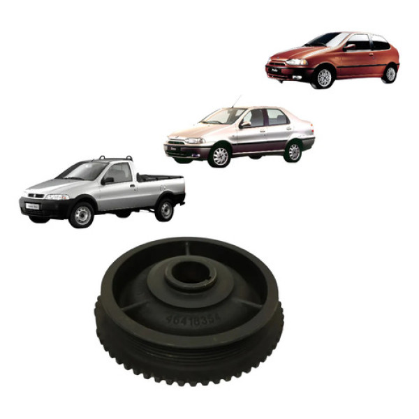 Polia Virabrequim Fiat Palio Siena Strada 1.6 8v 96/16 Cx200